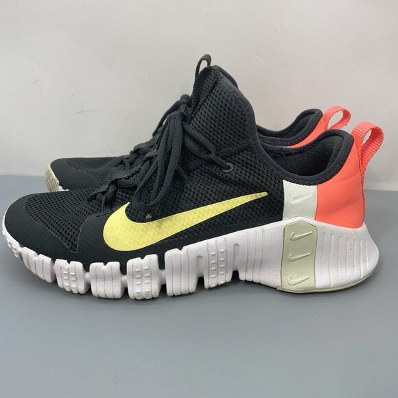 Nike Free Metcon 3 Sneakers Shoes Running Training Athletic Black Womens 9 - Picture 5 of 13